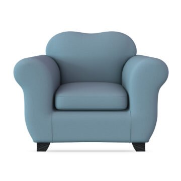 Natural Blue Armchair
